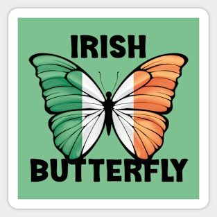 Irish Flag Butterfly - Ireland Flag Sticker